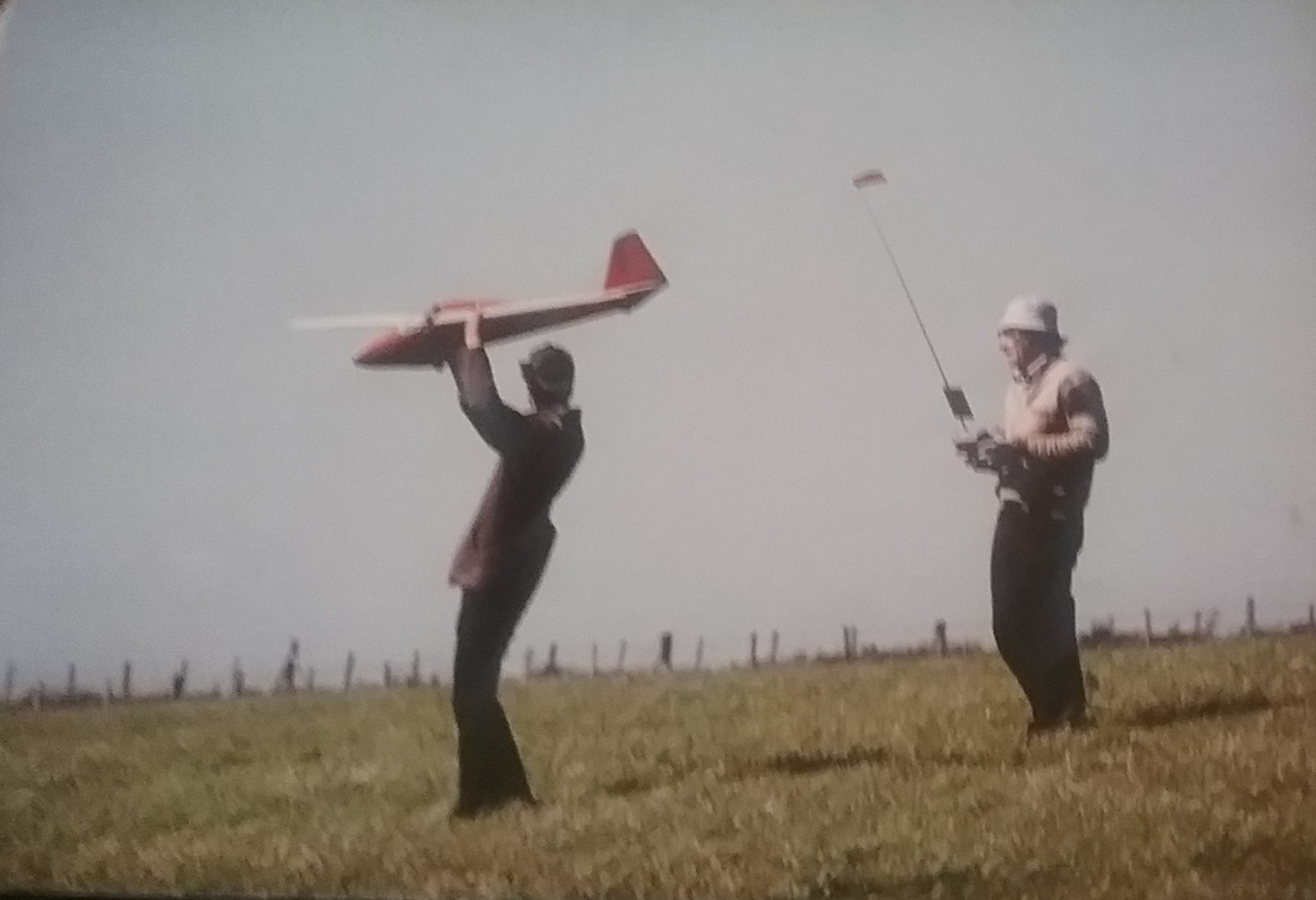 Colin Dean Mike Trew Oly. John Cheesman launching