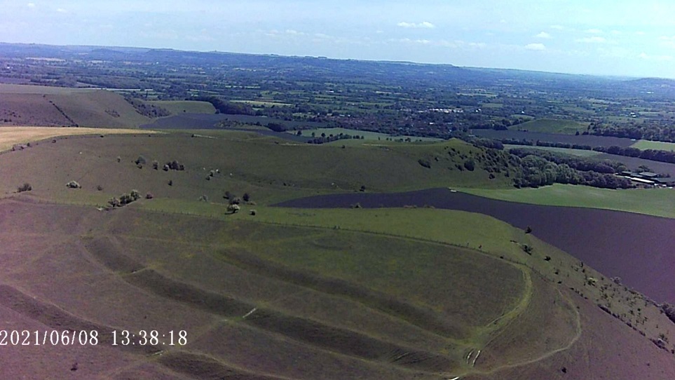 Plane's eye view looking SE