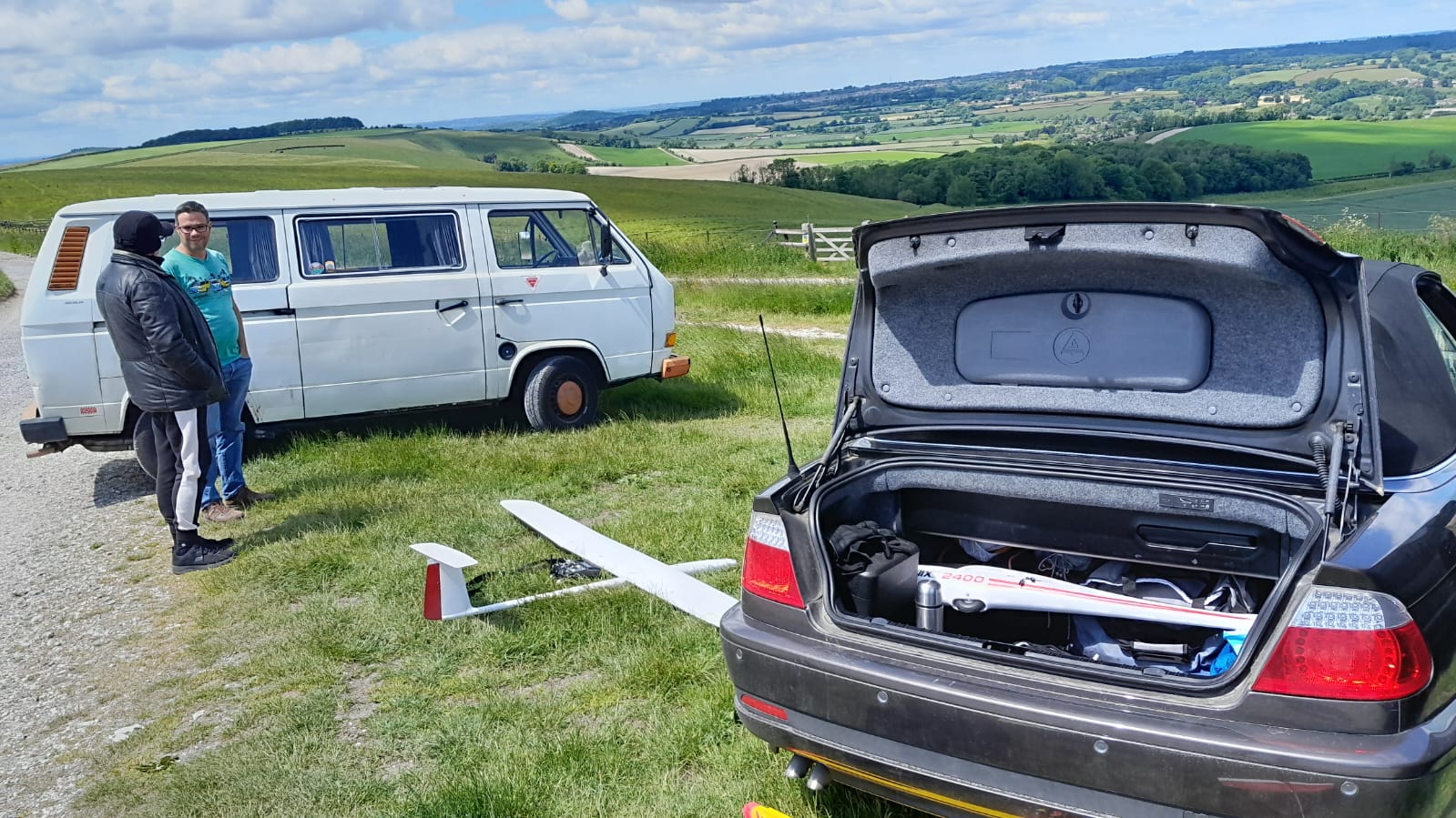 Marcel and campervan